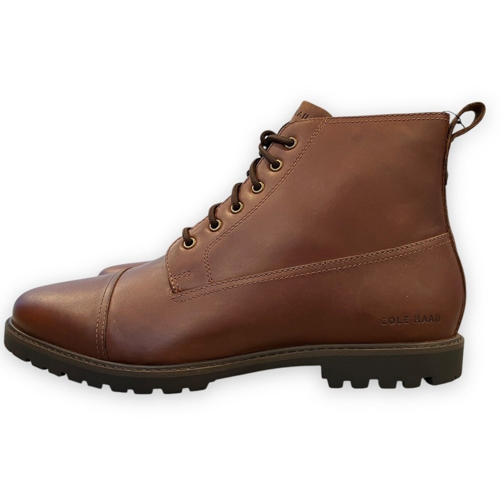 COLE HAAN Men's Original Grand+ Lug Boots Brown‎ Bayou Color Lightweight Sz 10